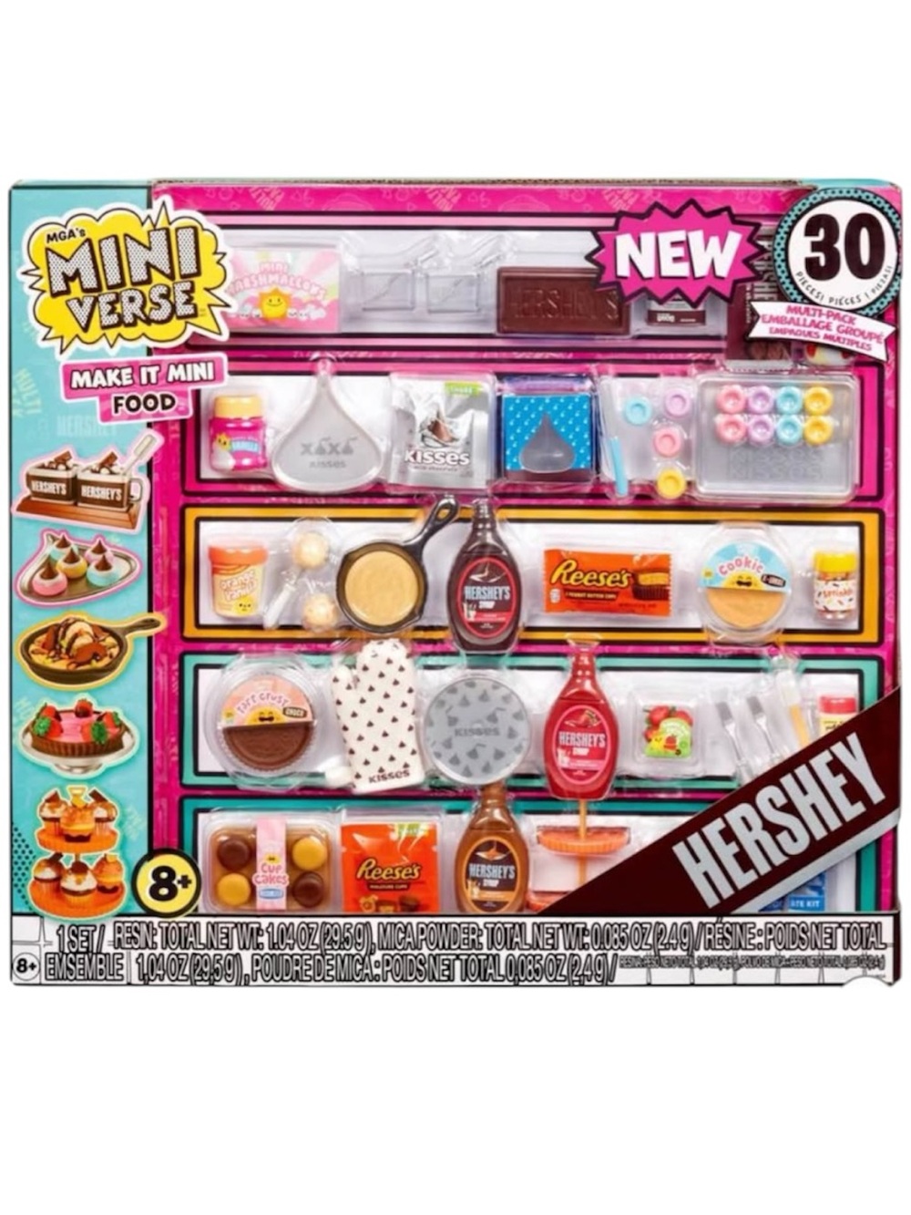 MGA Miniverse Hershey Make It Mini Food Collectible Food Toy Set *NEW*